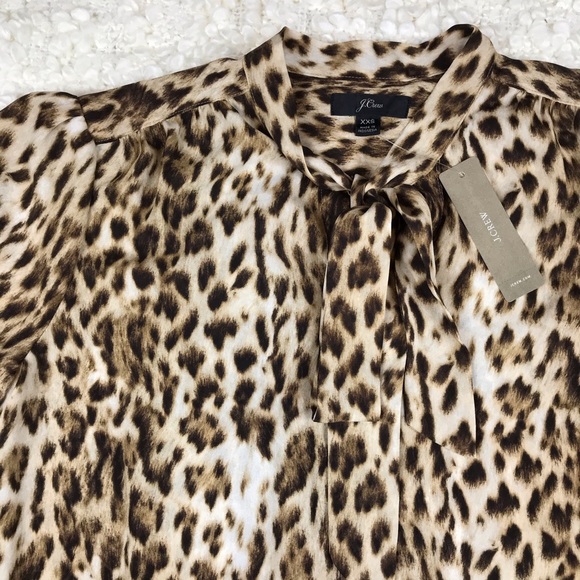 j crew leopard tee